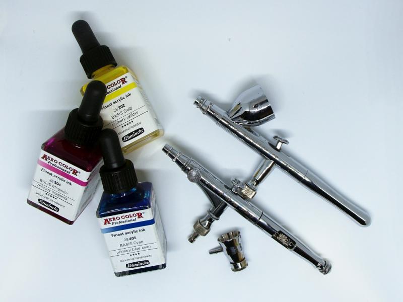 Airbrush-Vorführung
