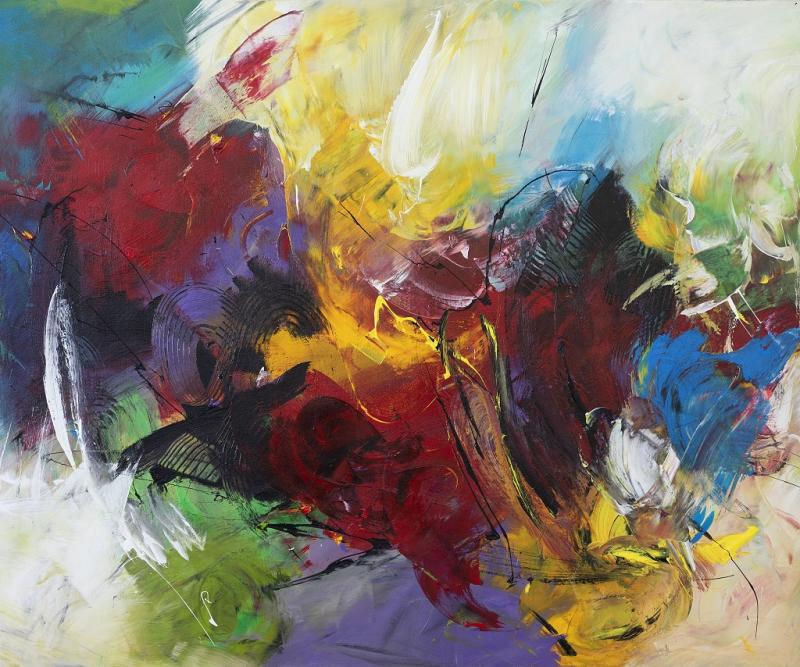 Zauber der Farben mit Spachtel