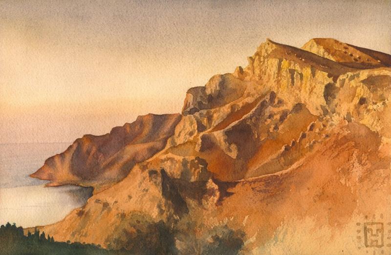 Aquarell für Anfänger - die Trockenpinsel-Technik